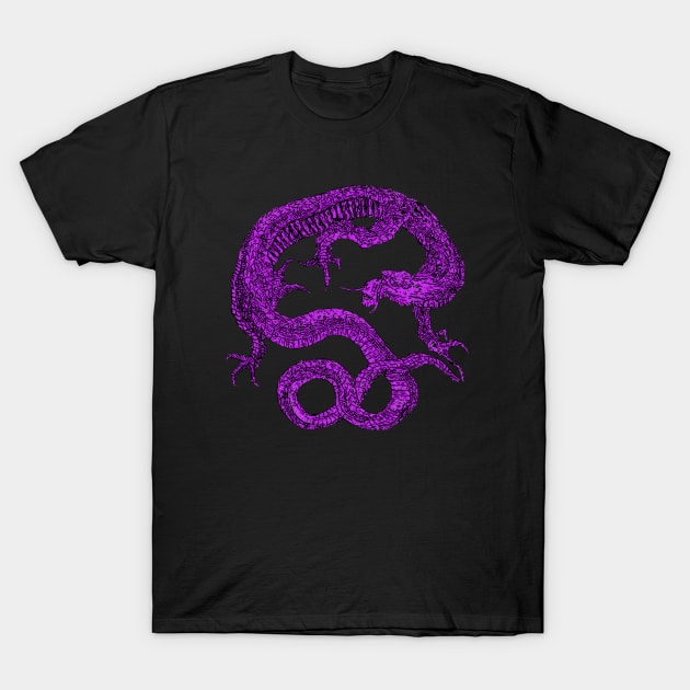 LUCKY DRAGON - PURPLE T-Shirt by optimustees